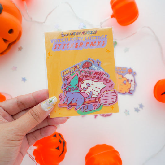 Pink on Weekend Halloween Die-Cut Stickers Bundle