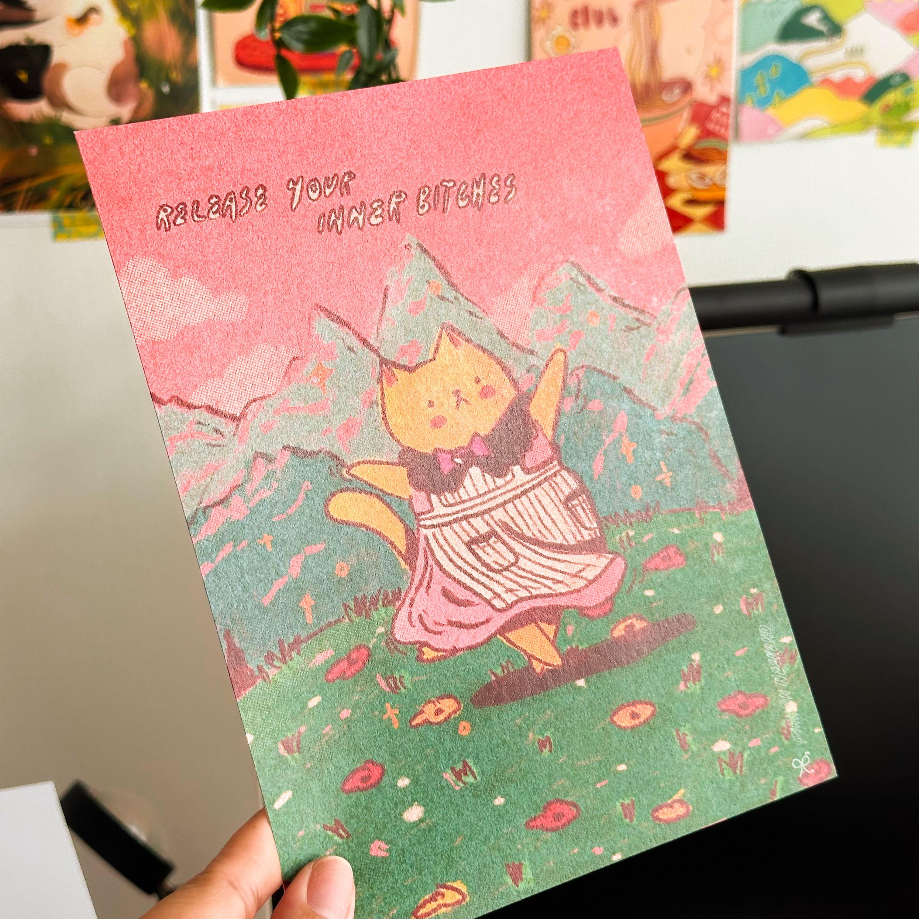 Release your inner B*tches Art Print
