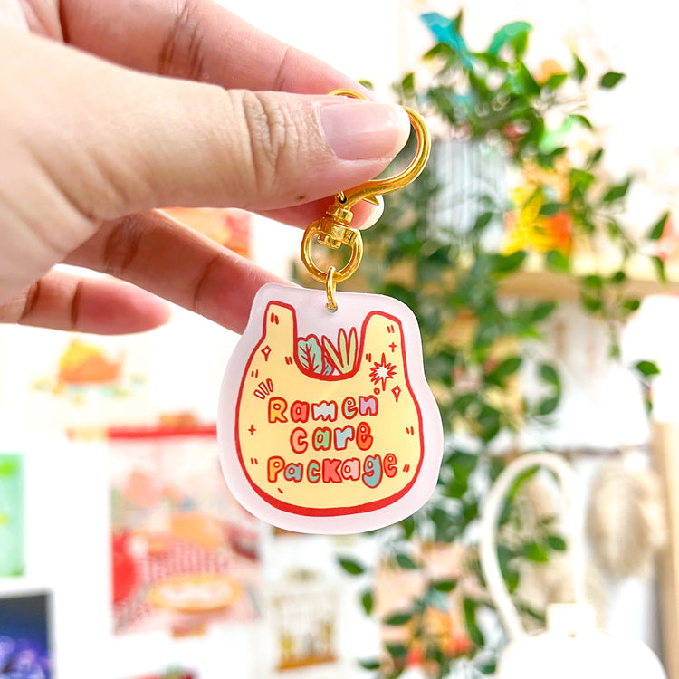 Ramen Care Package Keychain