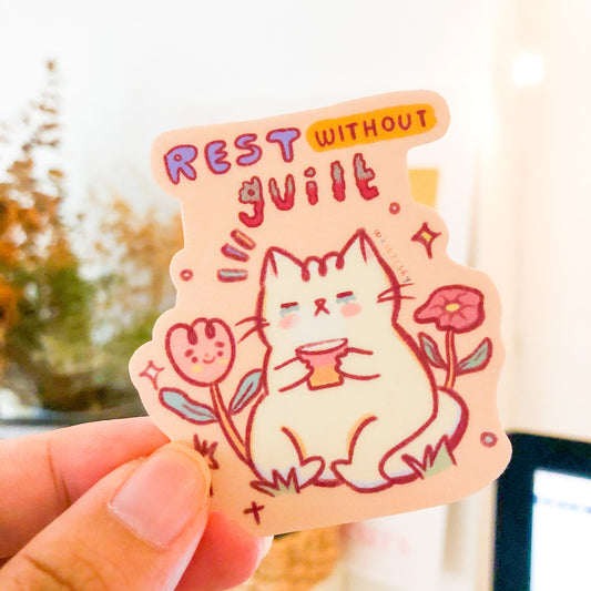 Rest Without Guilt Sticker