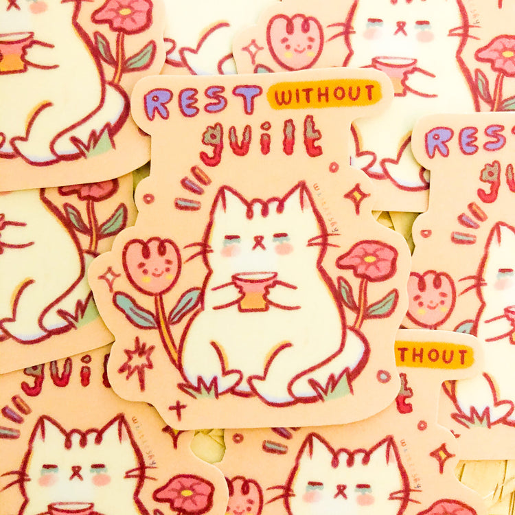 Rest Without Guilt Sticker