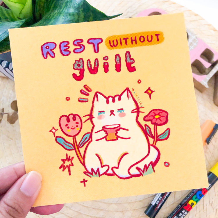 Rest Without Guilt Art print