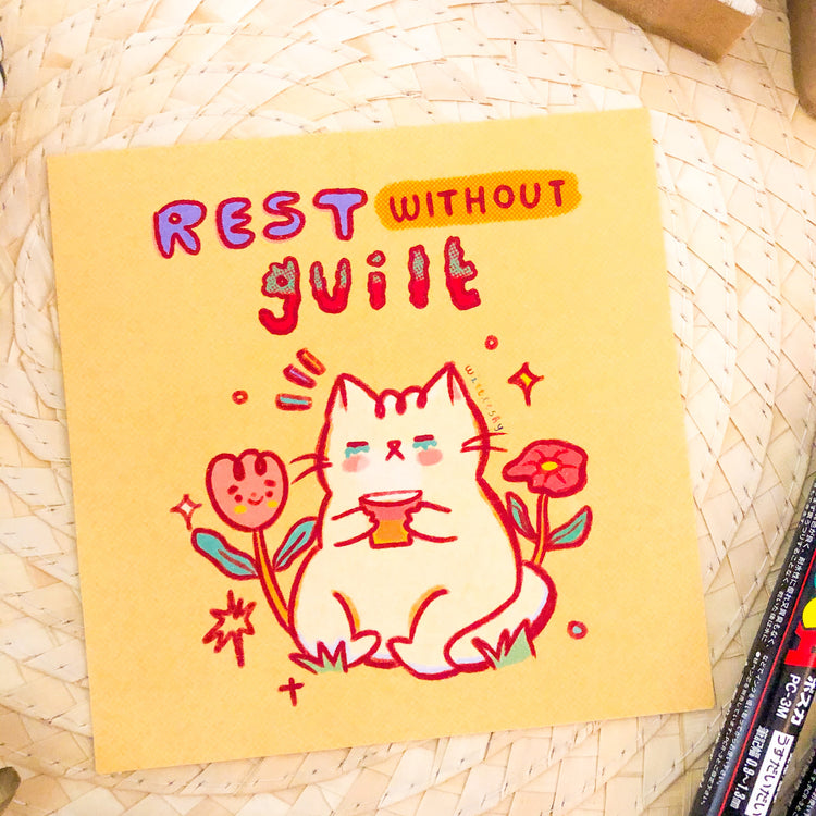 Rest Without Guilt Art print